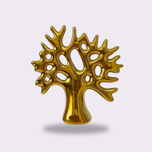 Golden Coral Tree Decoration Piece