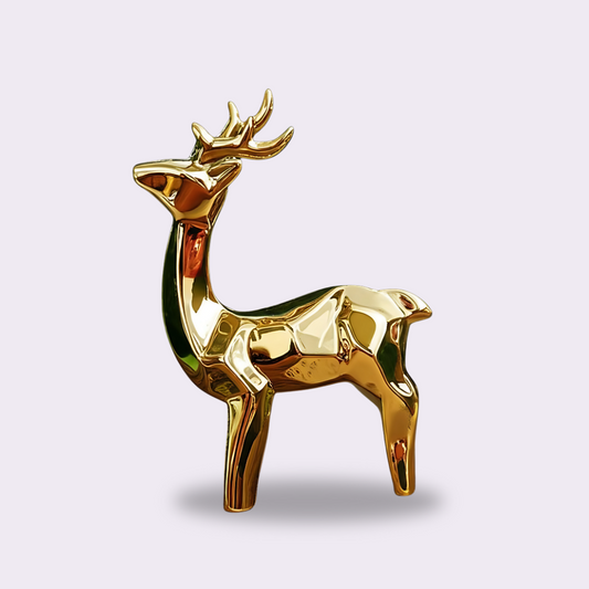 Golden Deer Decoration Piece