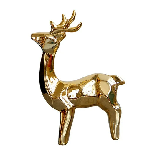 Golden Deer Decoration Piece