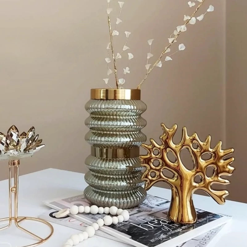 Golden Coral Tree Decoration Piece