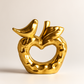 Lovebird Apple Decoration Piece