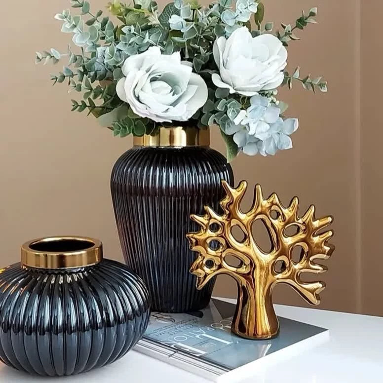 Golden Coral Tree Decoration Piece